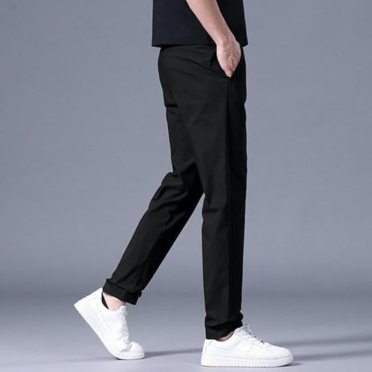 Pantalon Homme Ice Silk Slim – Élégance & Polyvalence au Quotidien