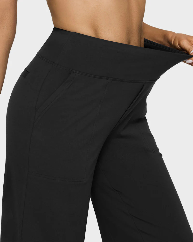 Pantalon Business Casual Taille Haute – Élégance et Confort Réunis