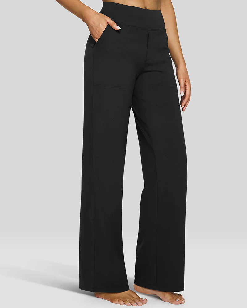 Pantalon Business Casual Taille Haute – Élégance et Confort Réunis