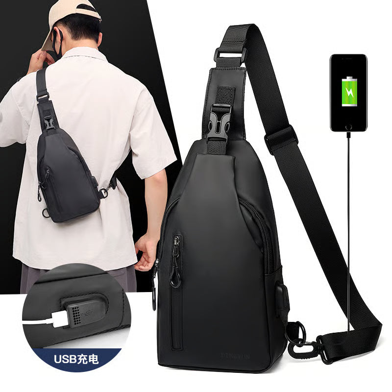 Sac Poitrine Homme Outdoor – Grande Capacité & Style Tendance
