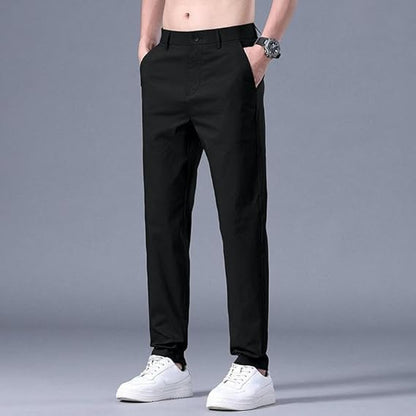 Pantalon Homme Ice Silk Slim – Élégance & Polyvalence au Quotidien