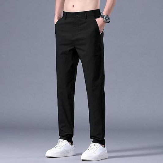 Pantalon Homme Ice Silk Slim – Élégance & Polyvalence au Quotidien