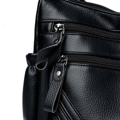 👜 Sac Bandoulière Femme “Kangaroo” – Grande Capacité & Multi-Compartiments