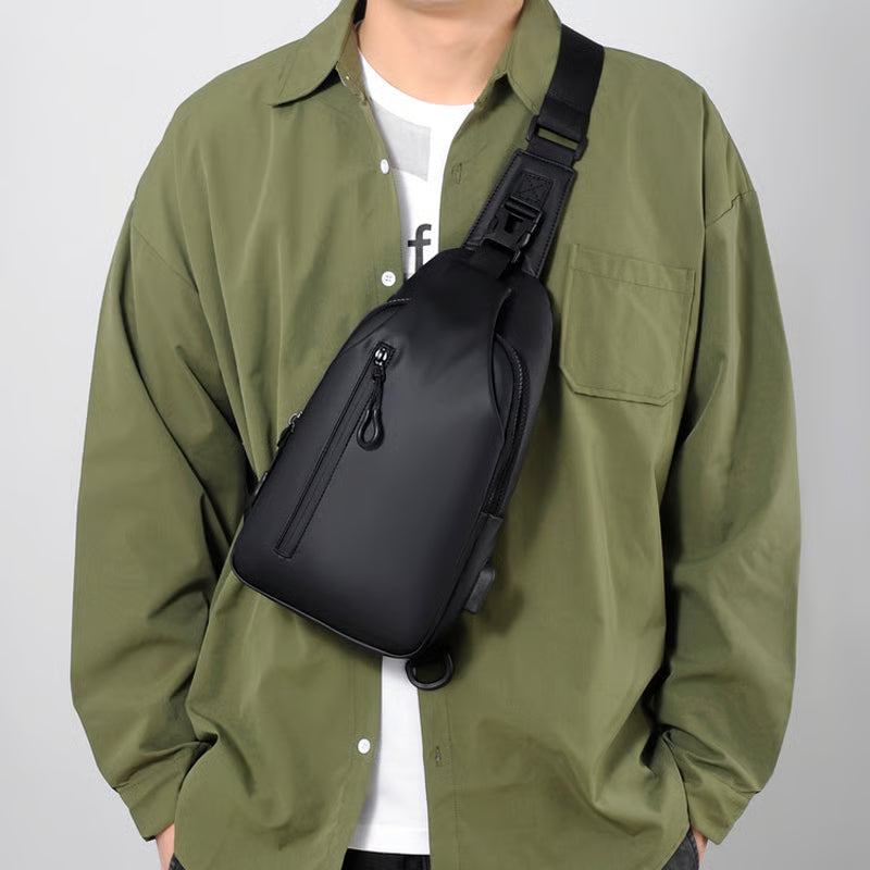 Sac Poitrine Homme Outdoor – Grande Capacité & Style Tendance