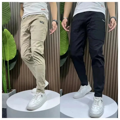 Pantalon Cargo Skinny Homme – Haute Élasticité & Multi-poches