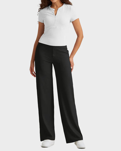 Pantalon Business Casual Taille Haute – Élégance et Confort Réunis
