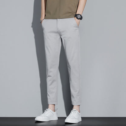 Pantalon Homme Ice Silk Slim – Élégance & Polyvalence au Quotidien